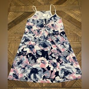 Birthing Gown / Nursing Nightgown in the "Pink Flora" pattern by Angel Maternity